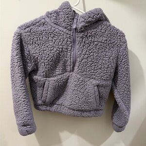 Mondetta Lavender Kids Sherpa Hoodie Girls 5/6